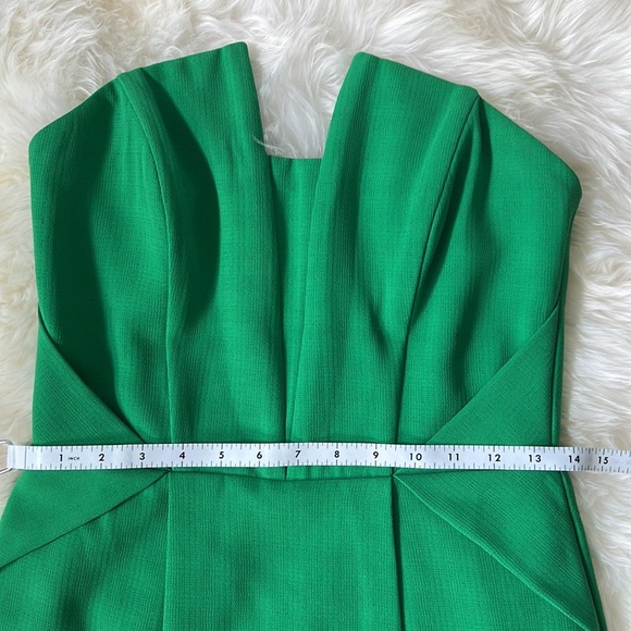 2009 Strapless Mini Sheath Adelyn Rae Dress Womens S 4 6 Vintage Y2K Green - Picture 5 of 14